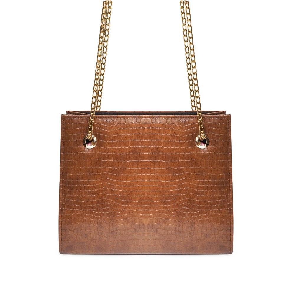    Crocodile texture Pu Leather Shoulder bag