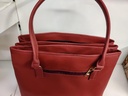 PU LEATHER PLAIN HANDBAG