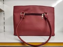 PU LEATHER PLAIN HANDBAG