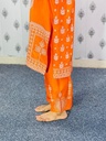 2 PCS WOMEN'S STITCHED ARABIC LAWN BLOCK PRINTED SHIRT WITH TROUSER