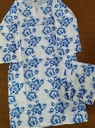 2 Pcs Women's Stitched Lien PrintedShirt And Trouser