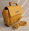 WOMEN'S PU LEATHER TOP HAND SHOULDER BAG