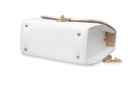 WOMEN'S PU LEATHER PLAIN TOP HAND SHOULDER BAG