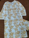 2 Pcs Women's Stitched Lien Printed Shirt And Trouser