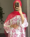 2 Pcs Women's Stitched Lien Printed Shirt And Trouser
