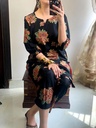 2 Pcs Women's Stitched Lien Printed Suit