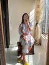 2 Pcs Women's Stitched Lien Printed Suit