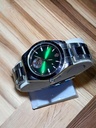 ROLEX LOGO STAINLESS STEEL WATCH 