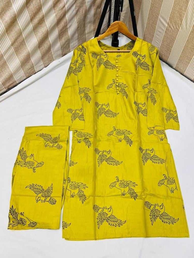Arabic lawn Block printed shirt and trouser