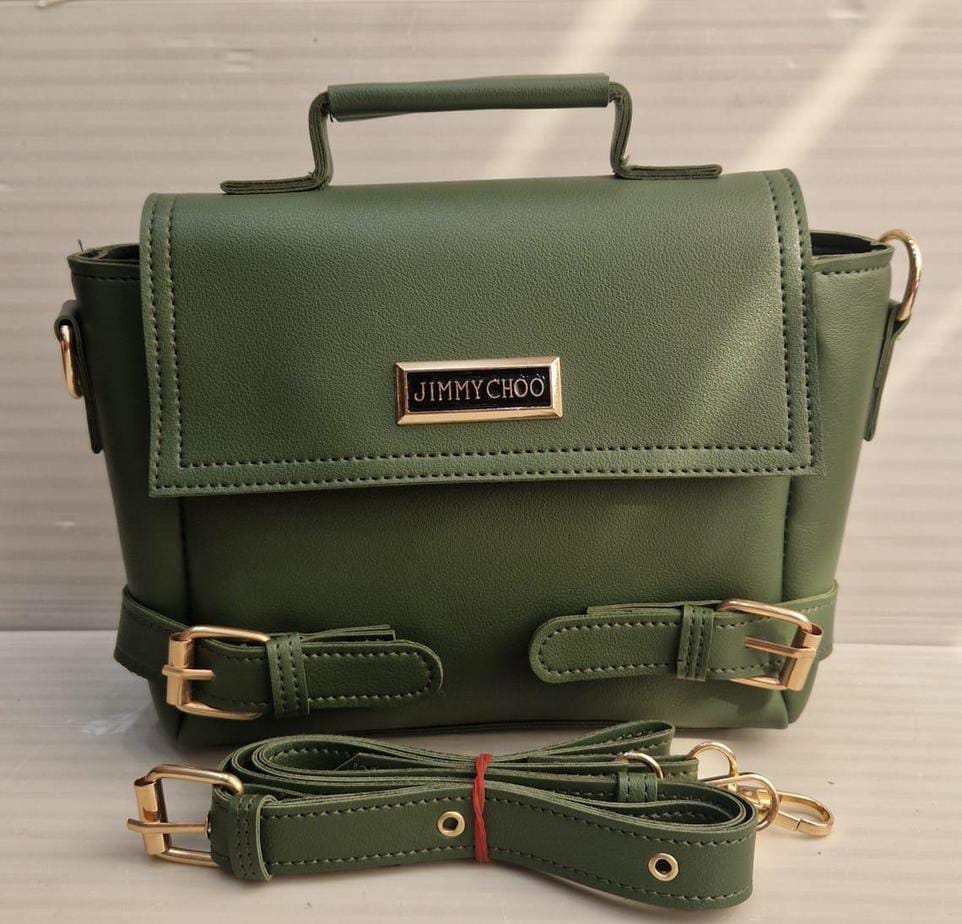 WOMEN'S PU LEATHER TOP HAND SHOULDER BAG
