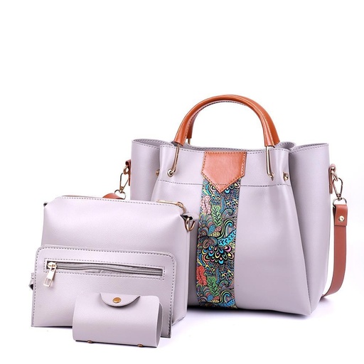 4 Pcs Pu Leather Handbag