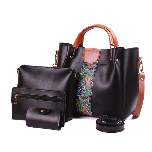 4 Pcs Pu Leather Handbag