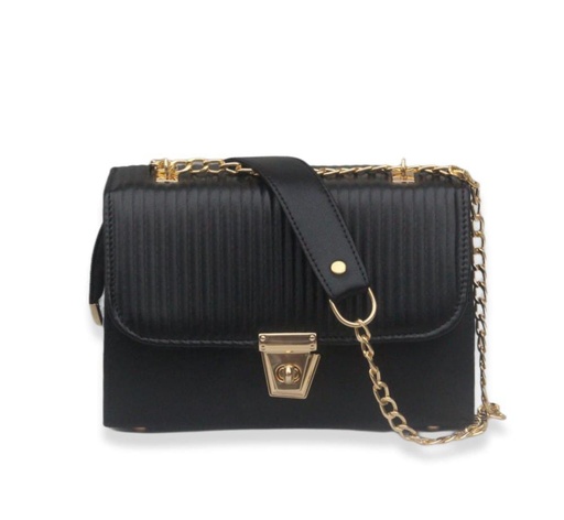 WOMEN'S PU LEATHER PLAIN TOP HAND SHOULDER BAG