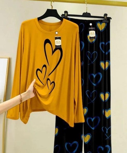 Women's Cotton Jersy Printed Night Dress