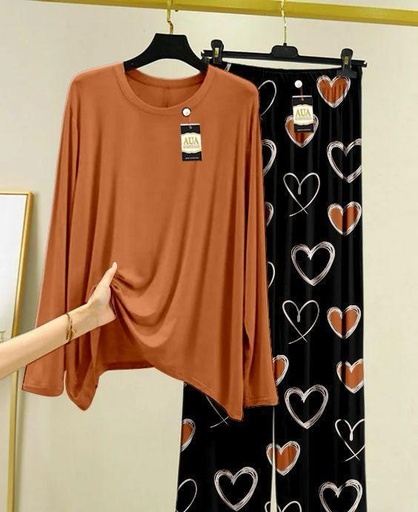 Women's Cotton Jersy Printed Night Dress