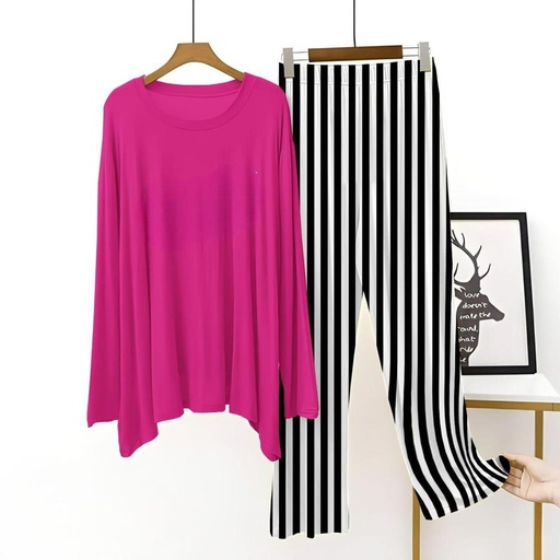 NIGHT DRESS PLAIN COTTON JERSY